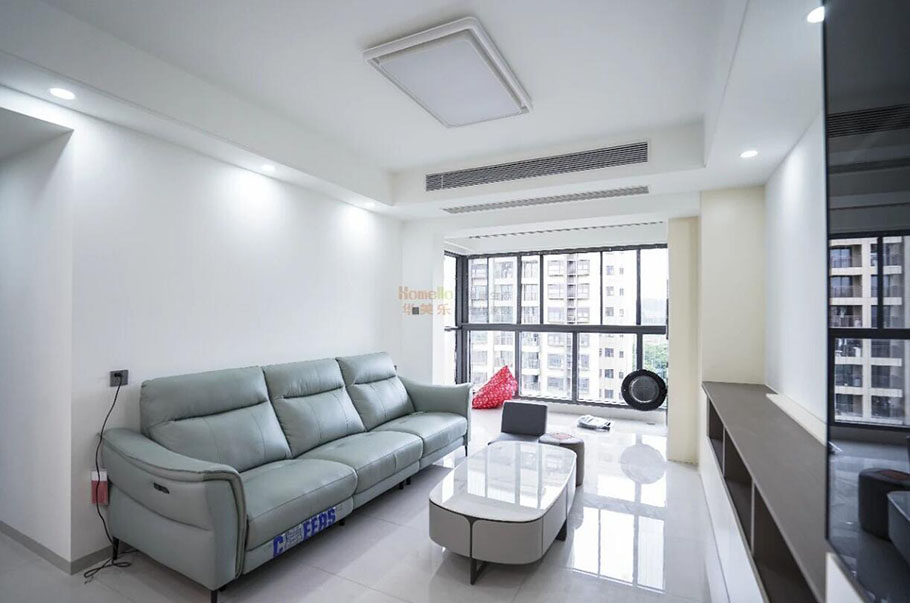 【實景案例】香蜜松湖三居：從客廳到廚房，每一處都為舒適而生